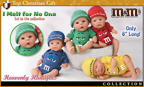 Heavenly Handfuls M&M Baby Dolls