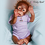 Little Risa Orangutan Monkey Doll